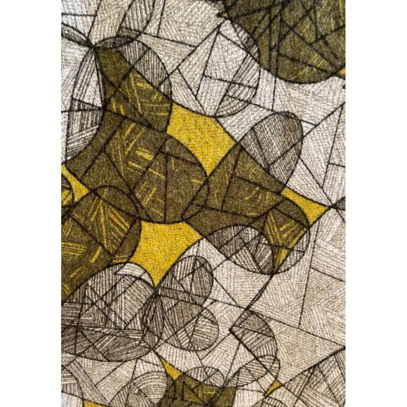 Angie Printed Fall Boho Sweater Dress with Crochet Neckline Size Small - Picture 8 of 11